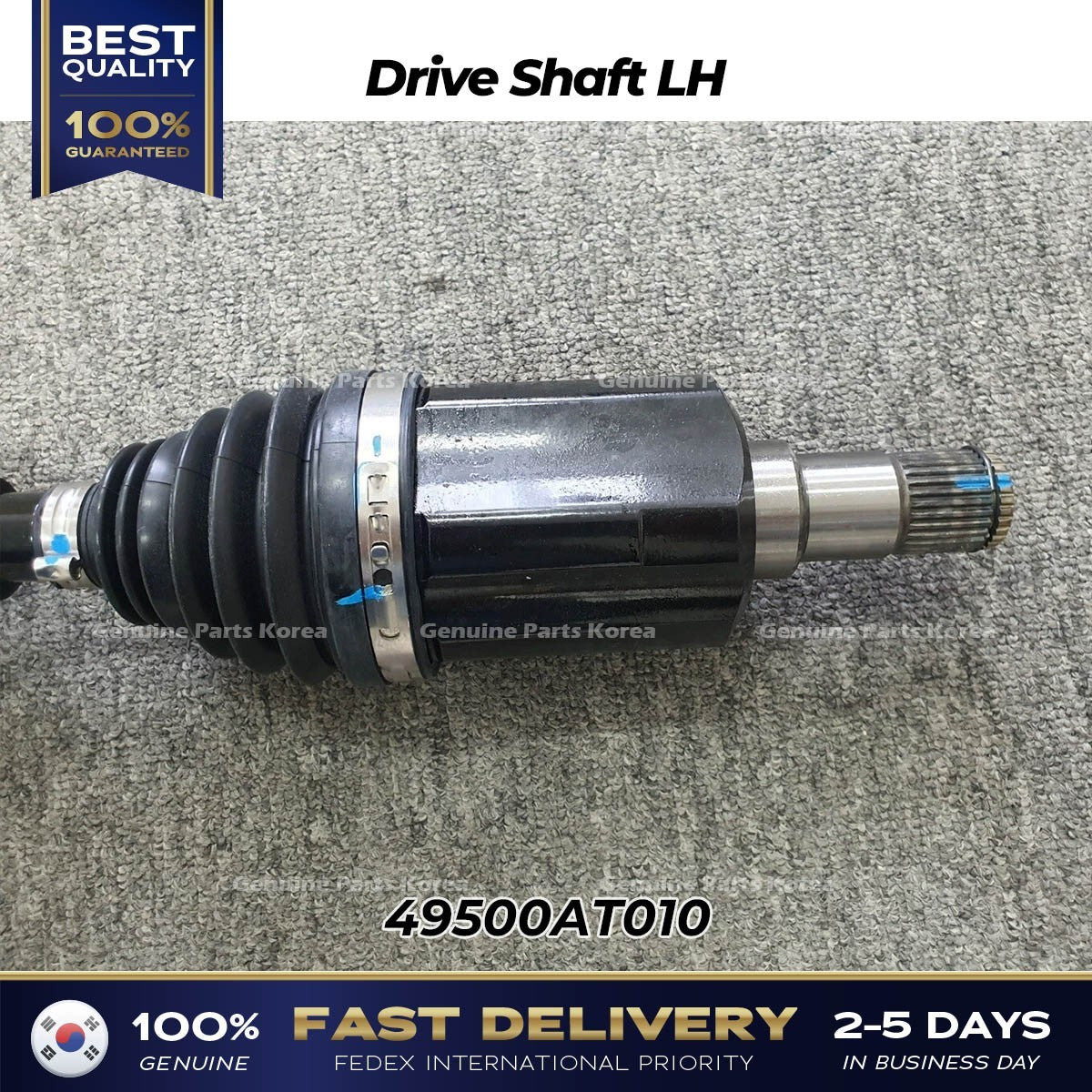 Genuine Drive Shaft LH 49500AT010 for Kia Niro Hybrid