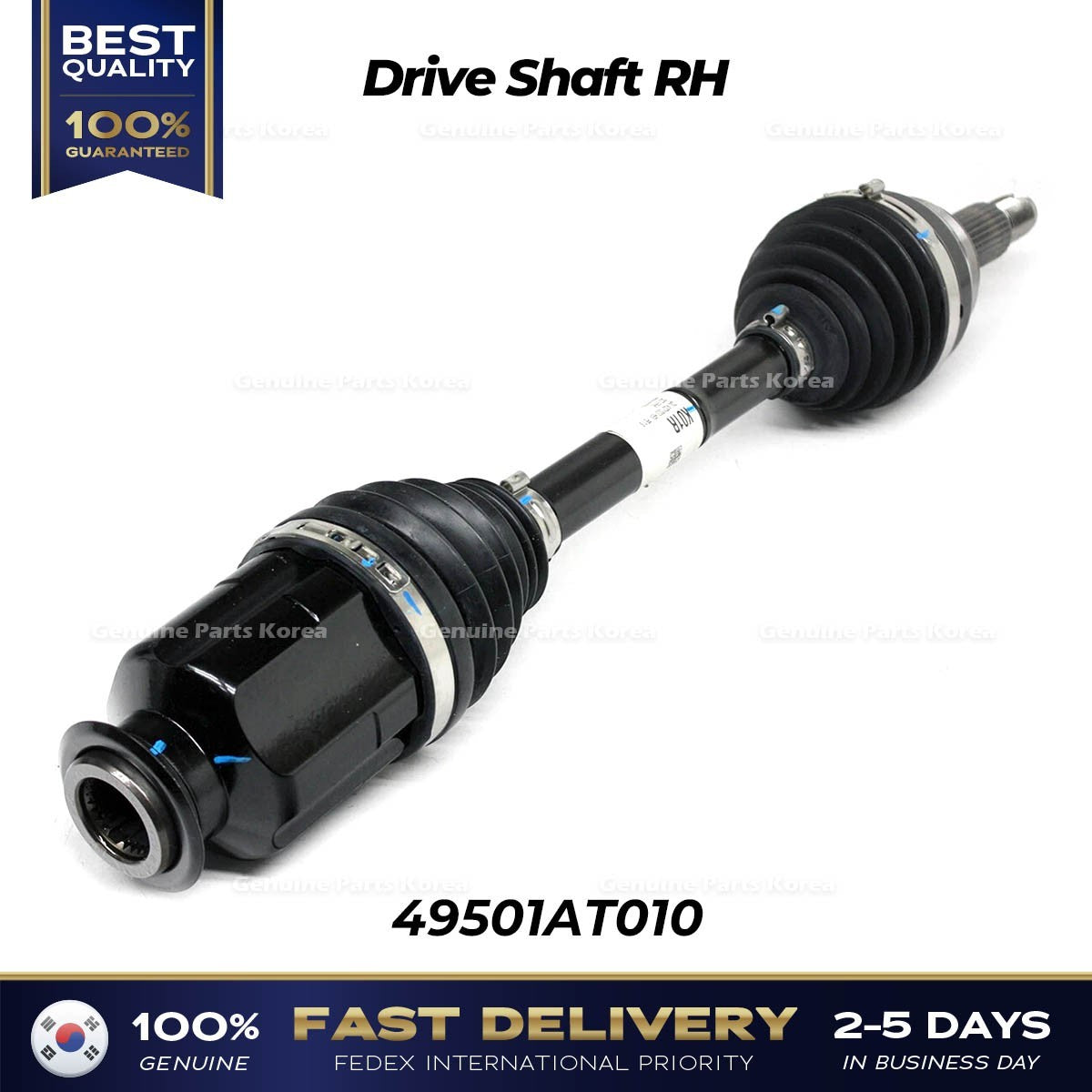 Genuine Drive Shaft RH 49501AT010 for Kia Niro Hybrid