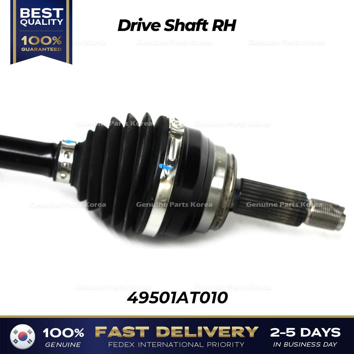 Genuine Drive Shaft RH 49501AT010 for Kia Niro Hybrid