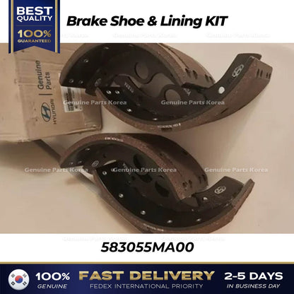 Genuine Brake Shoe & Lining KIT 583055MA00 for Hyundai Mighty