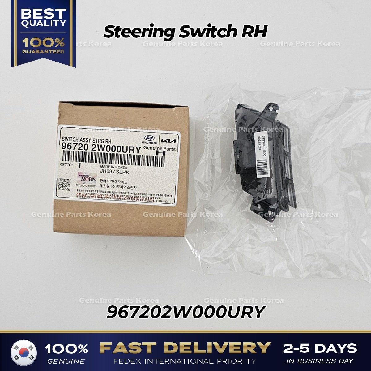 Genuine Steering Switch RH 967202W000URY for Hyundai Santa Fe