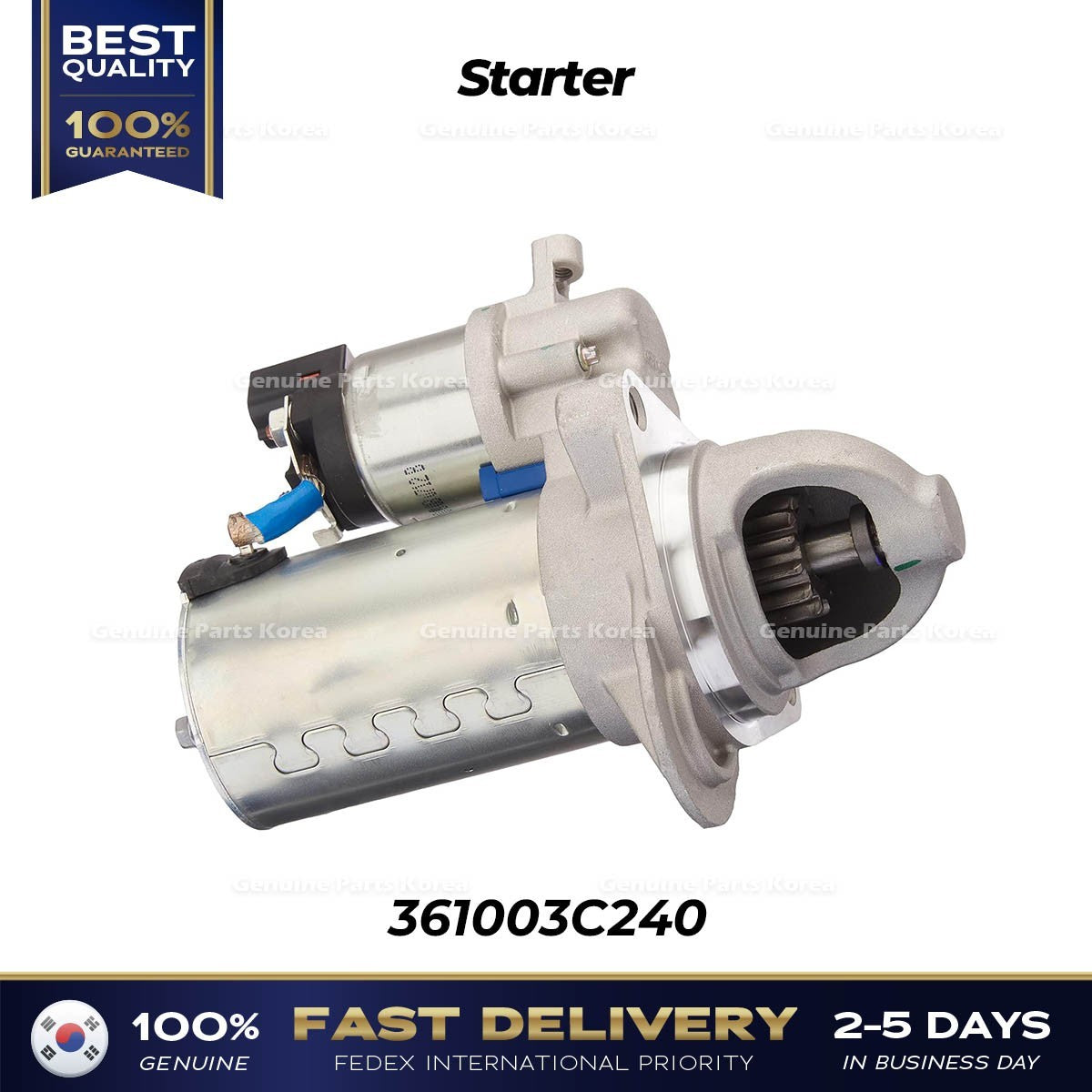 Genuine Starter 361003C240 for Hyundai Genesis