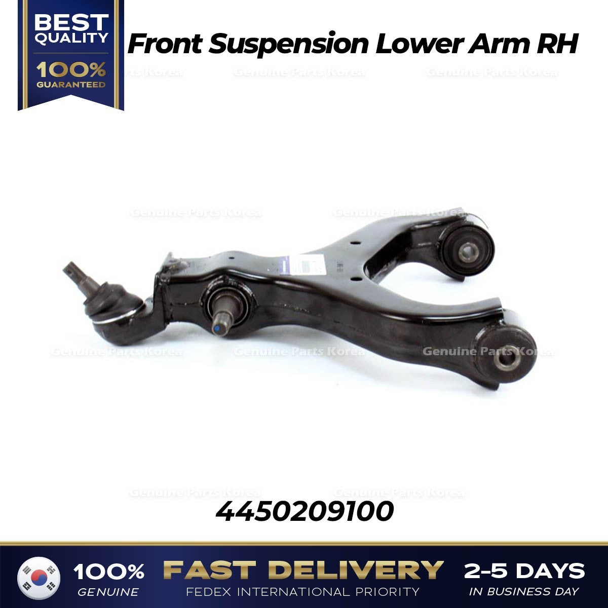 Genuine Front Suspension Lower Arm RH 4450209100 for Ssangyong Rexton