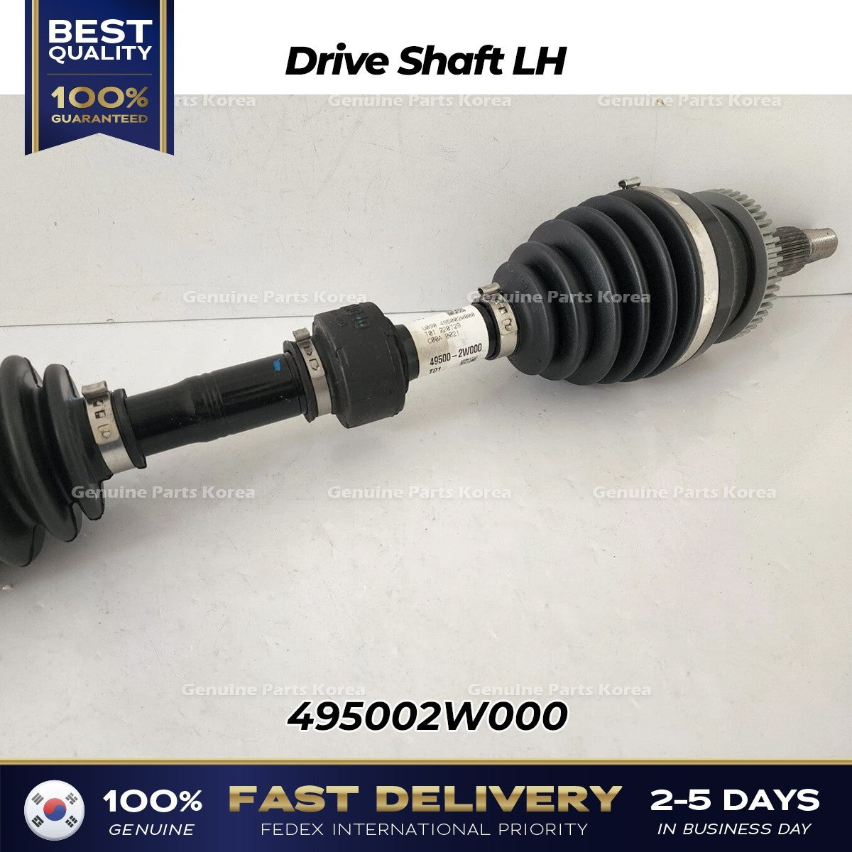 Genuine Drive Shaft LH 495002W000 for Kia Sorento