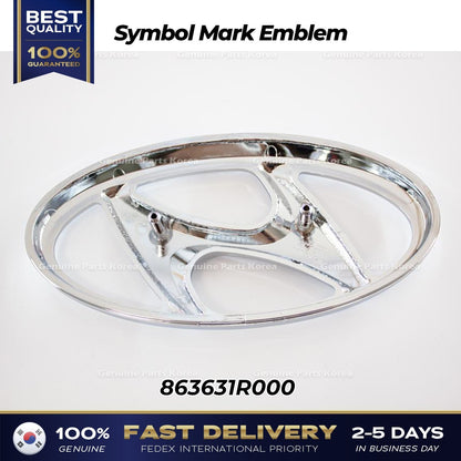 Genuine Symbol Mark Emblem 863631R000 for Hyundai Accent