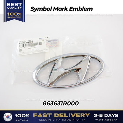 Genuine Symbol Mark Emblem 863631R000 for Hyundai Accent