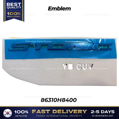 Genuine Emblem 86310H8400 for Kia Stonic