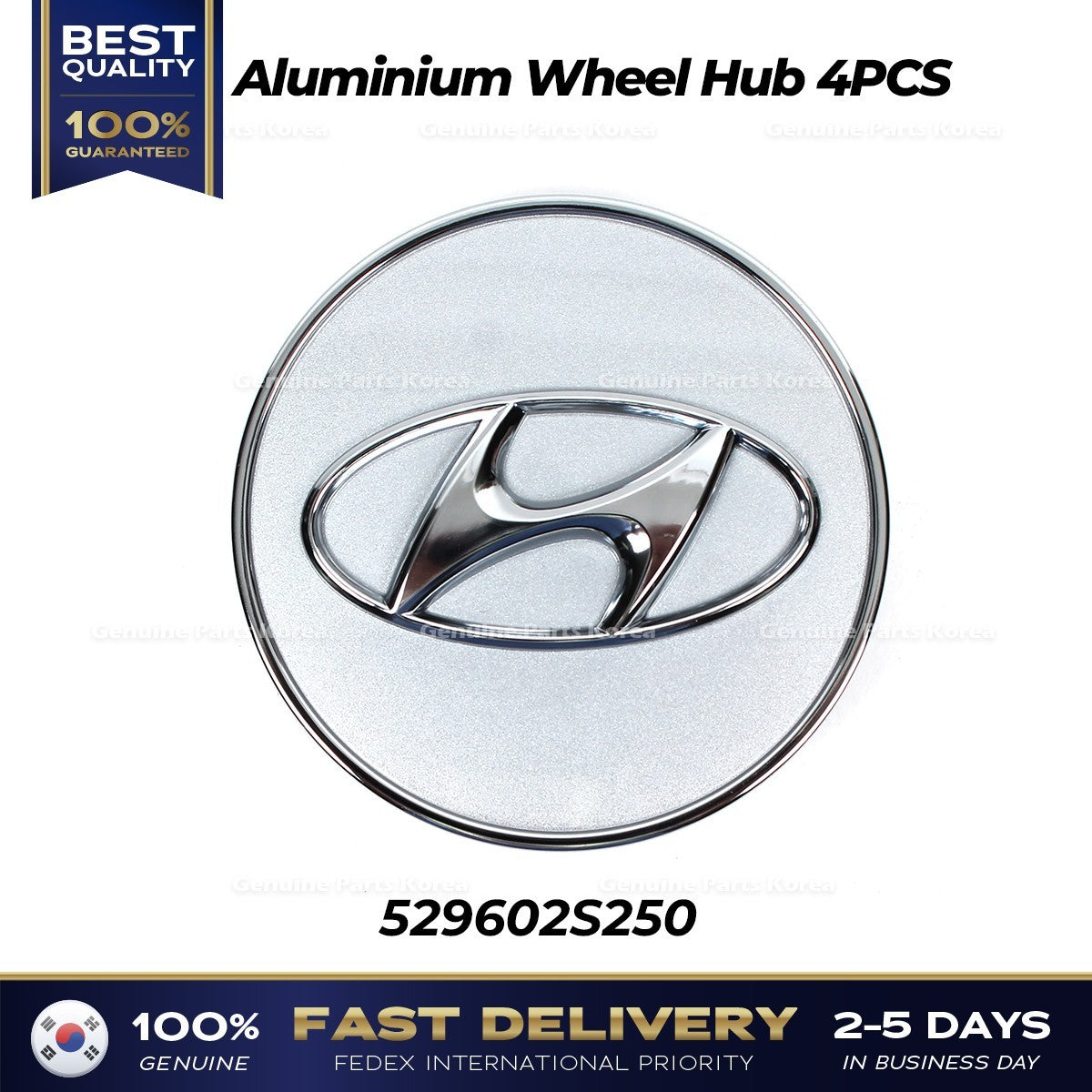 Genuine Aluminium Wheel Hub 4PCS 529602S250 for Hyundai Elantra