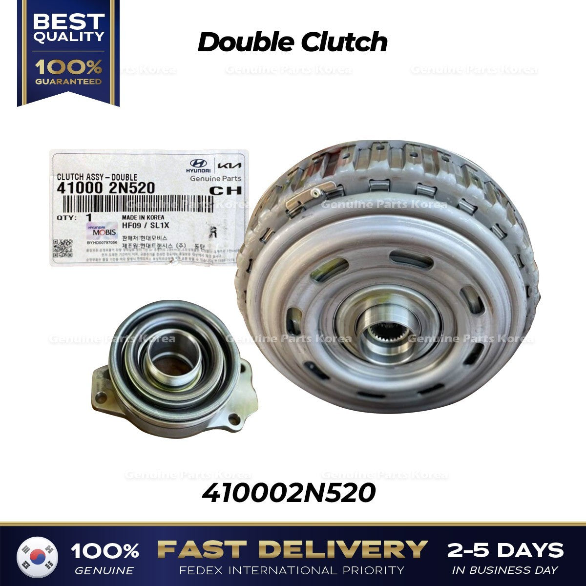 Genuine Double Clutch 410002N520 for Hyundai Santa Fe Kia Sorento