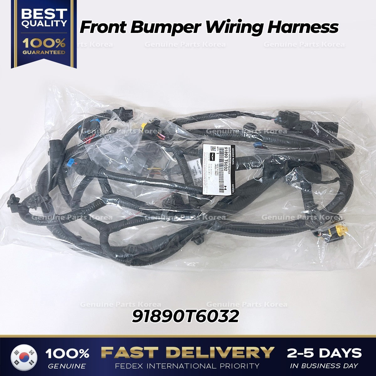 Genuine Front Bumper Wiring Harness 91890T6032 for Hyundai Genesis GV80