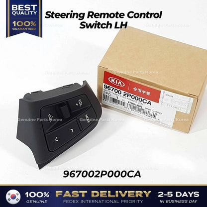 Genuine Steering Remote Control Switch LH 967002P000CA for Kia Sorento