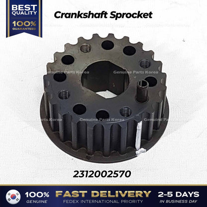 Genuine Crankshaft Sprocket 2312002570 for Hyundai Atoz Getz Kia Picanto
