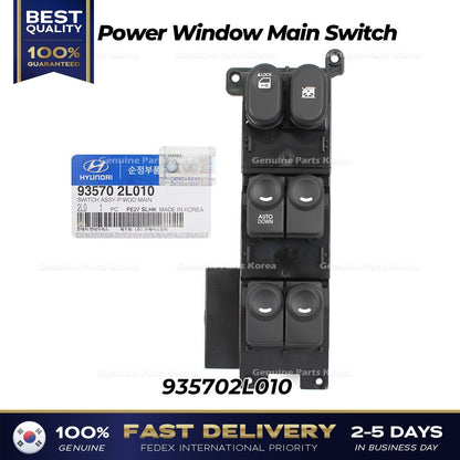 Genuine Power Window Main Switch 935702L010 for Hyundai Elantra