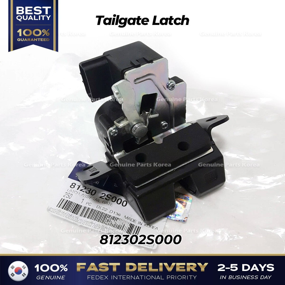 Genuine Tailgate Latch 812302S000 for Hyundai Tucson