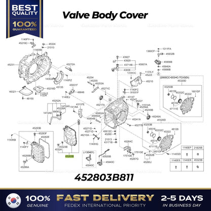 Genuine Valve Body Cover 452803B811 for Hyundai Elantra Sonata Kia Forte
