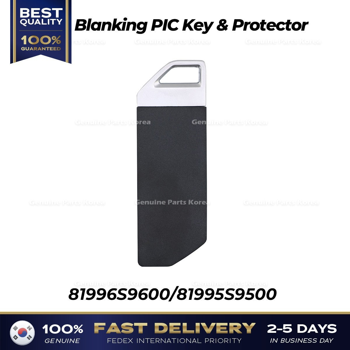 Genuine Blanking PIC Key & Protector 81996S9600 for Kia K5 Sorento