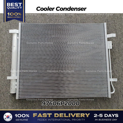 Genuine Cooler Condenser 97606P2000 for Hyundai Santa Fe Kia Sorento