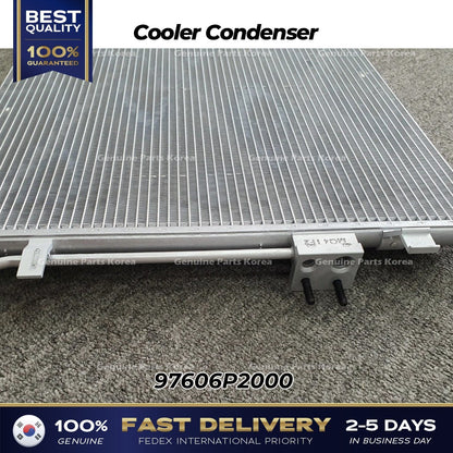 Genuine Cooler Condenser 97606P2000 for Hyundai Santa Fe Kia Sorento