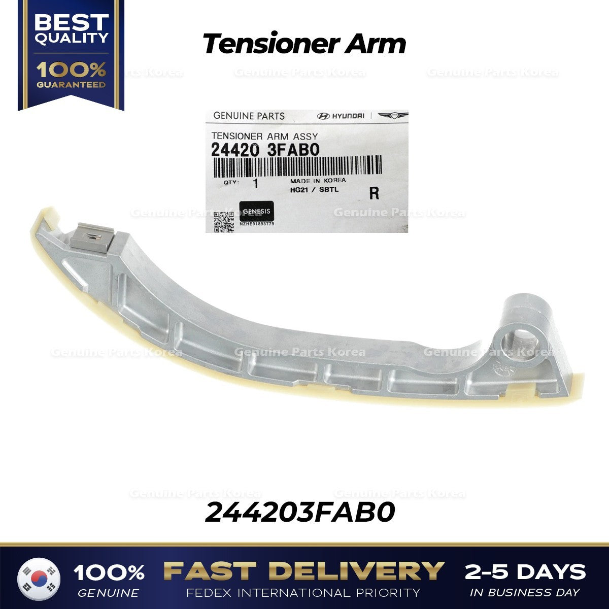 Genuine Tensioner Arm 244203FAB0 for Hyundai Genesis G80 G90