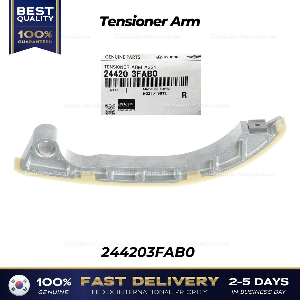 Genuine Tensioner Arm 244203FAB0 for Hyundai Genesis G80 G90