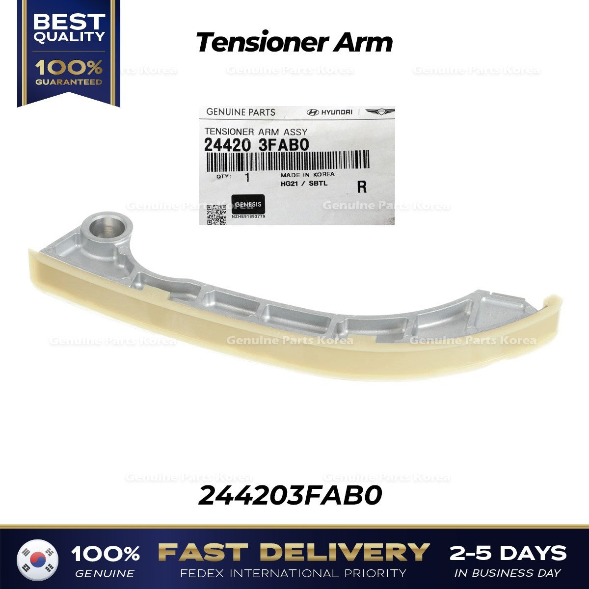 Genuine Tensioner Arm 244203FAB0 for Hyundai Genesis G80 G90