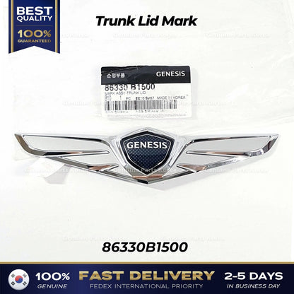 Genuine Trunk Lid Mark 86330B1500 for Hyundai Genesis