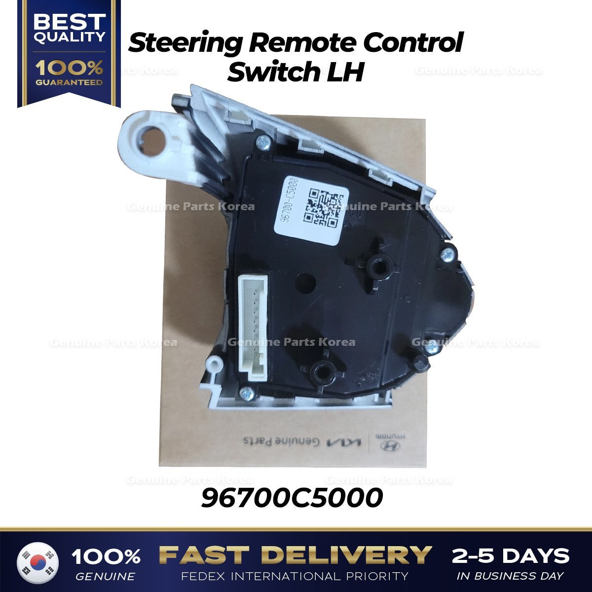 Genuine Steering Remote Control Switch LH 96700C5000 for Kia Sorento