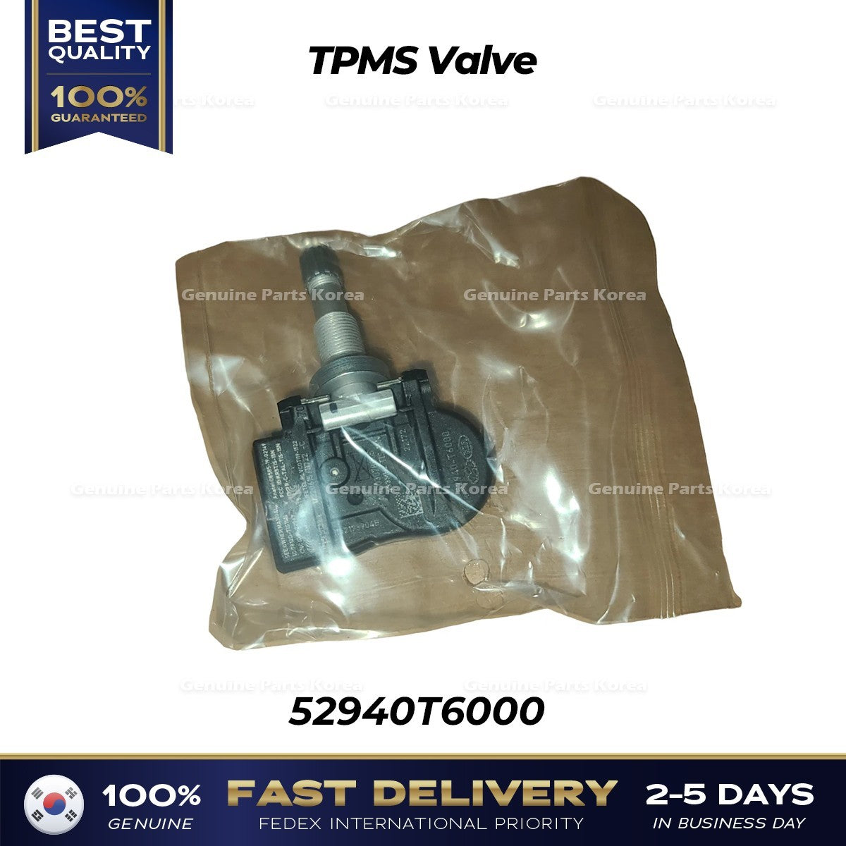 Genuine TPMS Valve 52940T6000 for Hyundai Genesis G80 GV70