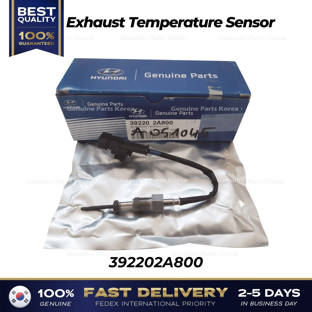 Genuine Exhaust Temperature Sensor 392202A800 for Hyundai Elantra