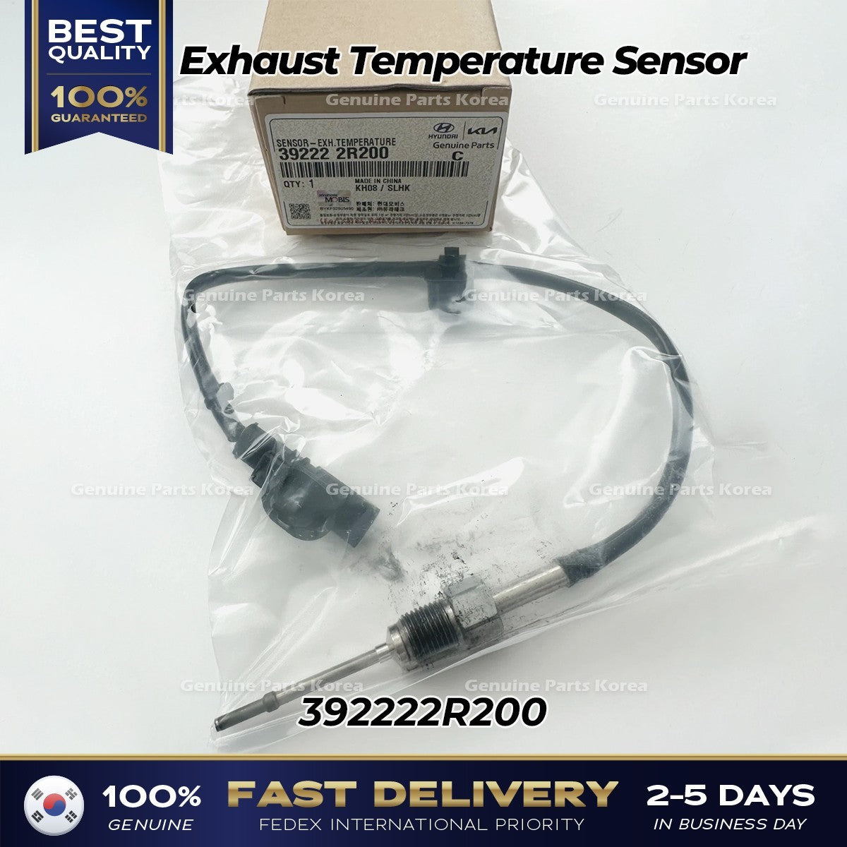 Genuine Exhaust Temperature Sensor 392222R200 for Hyundai Tucson