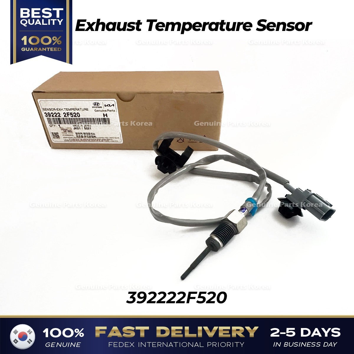 Genuine Exhaust Temperature Sensor 392222F520 for Hyundai Palisade