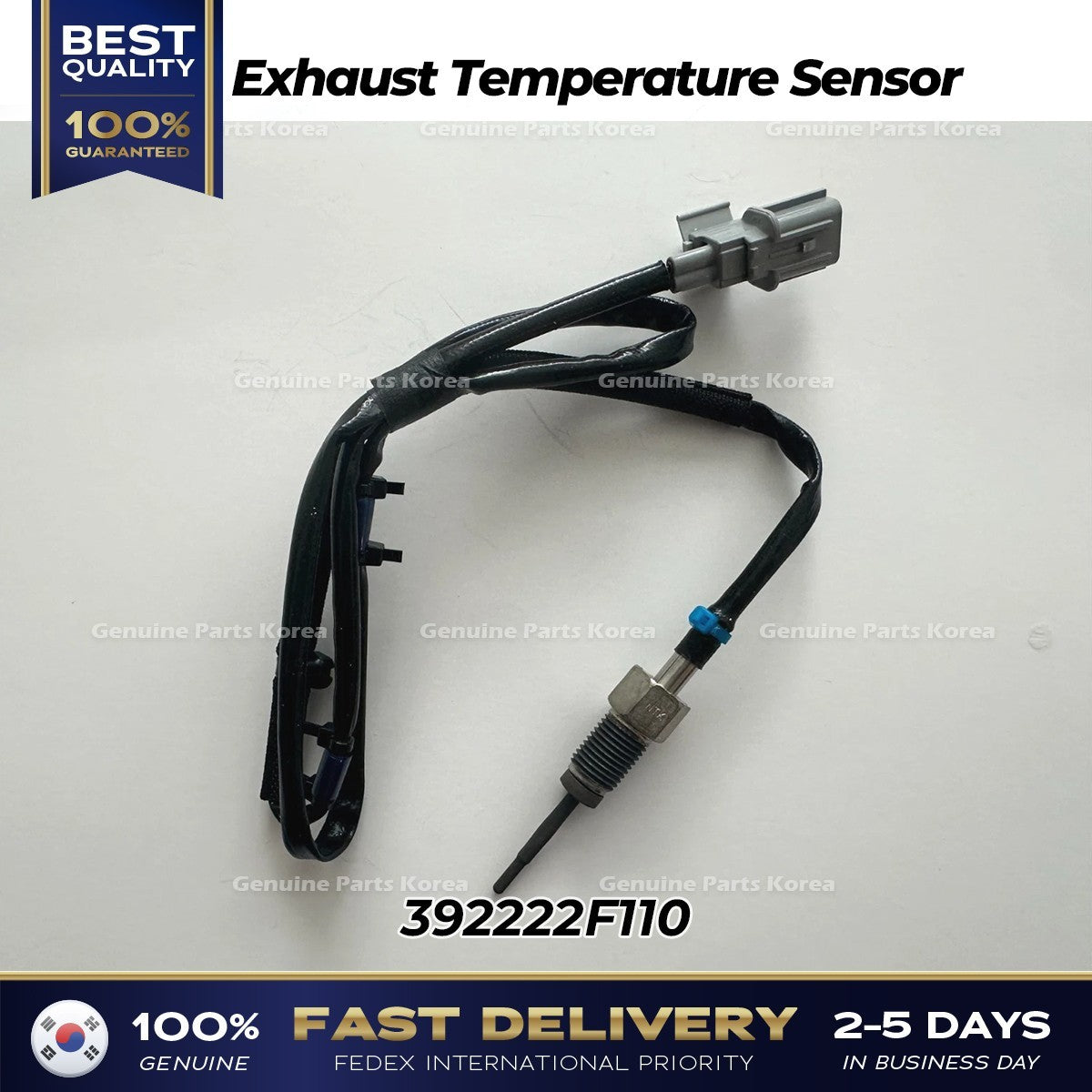 Genuine Exhaust Temperature Sensor 392222F110 for Hyundai Santa Fe