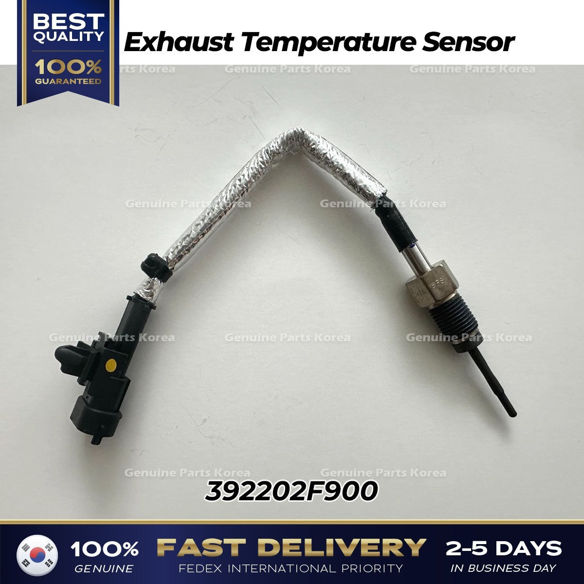 Genuine Exhaust Temperature Sensor 392202F900 for Hyundai Palisade Santa Fe