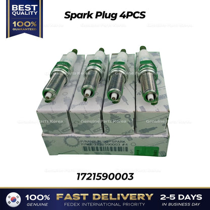 Genuine Spark Plug 4PCS 1721590003 for Ssangyong Tivoli