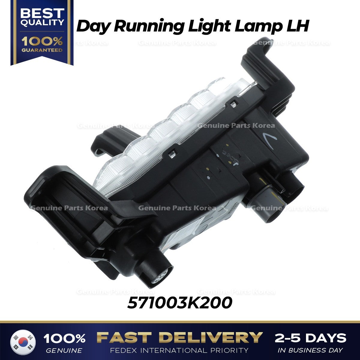 Genuine Day Running Light Lamp LH 92207B8500 for Hyundai Santa Fe