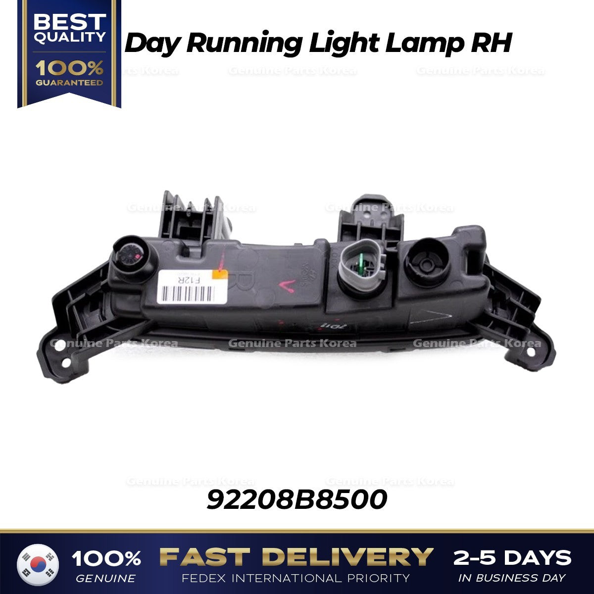 Genuine Day Running Light Lamp RH 92208B8500 for Hyundai Santa Fe
