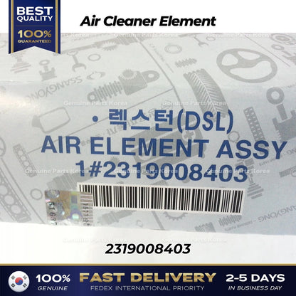 Genuine Air Cleaner Element 2319008403 for Ssangyong Rexton