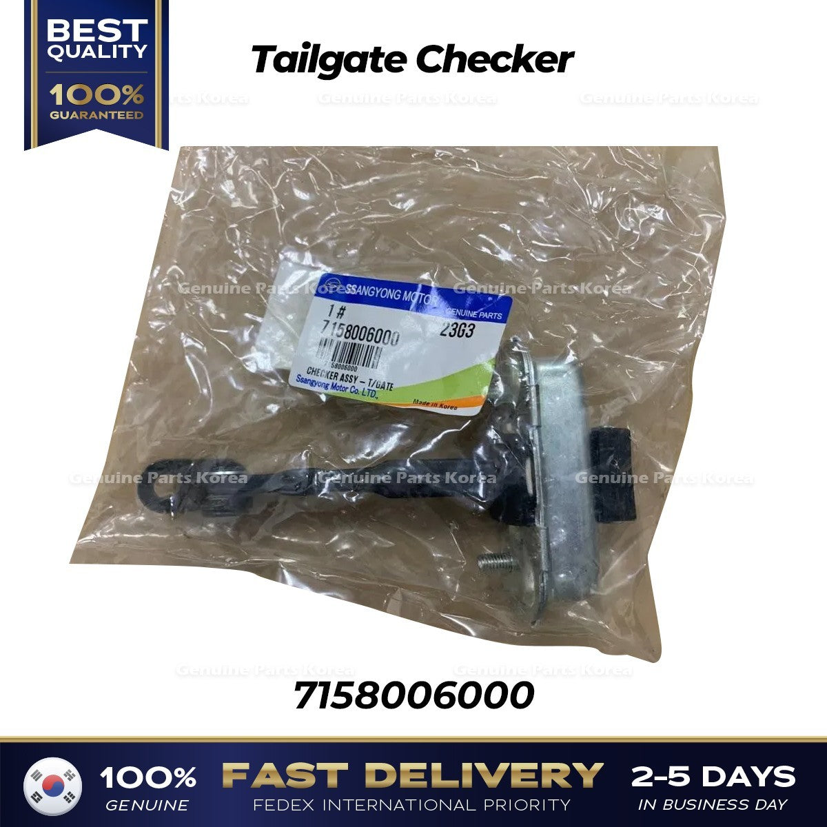 Genuine Tailgate Checker 7158006000 for Ssangyong Korando