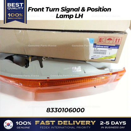 Genuine Front Turn Signal & Position Lamp LH 8330106000 for Ssangyong Korando