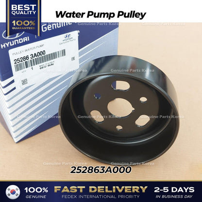 Genuine Water Pump Pulley 252863A000 for Hyundai Veracruz Kia Mohave