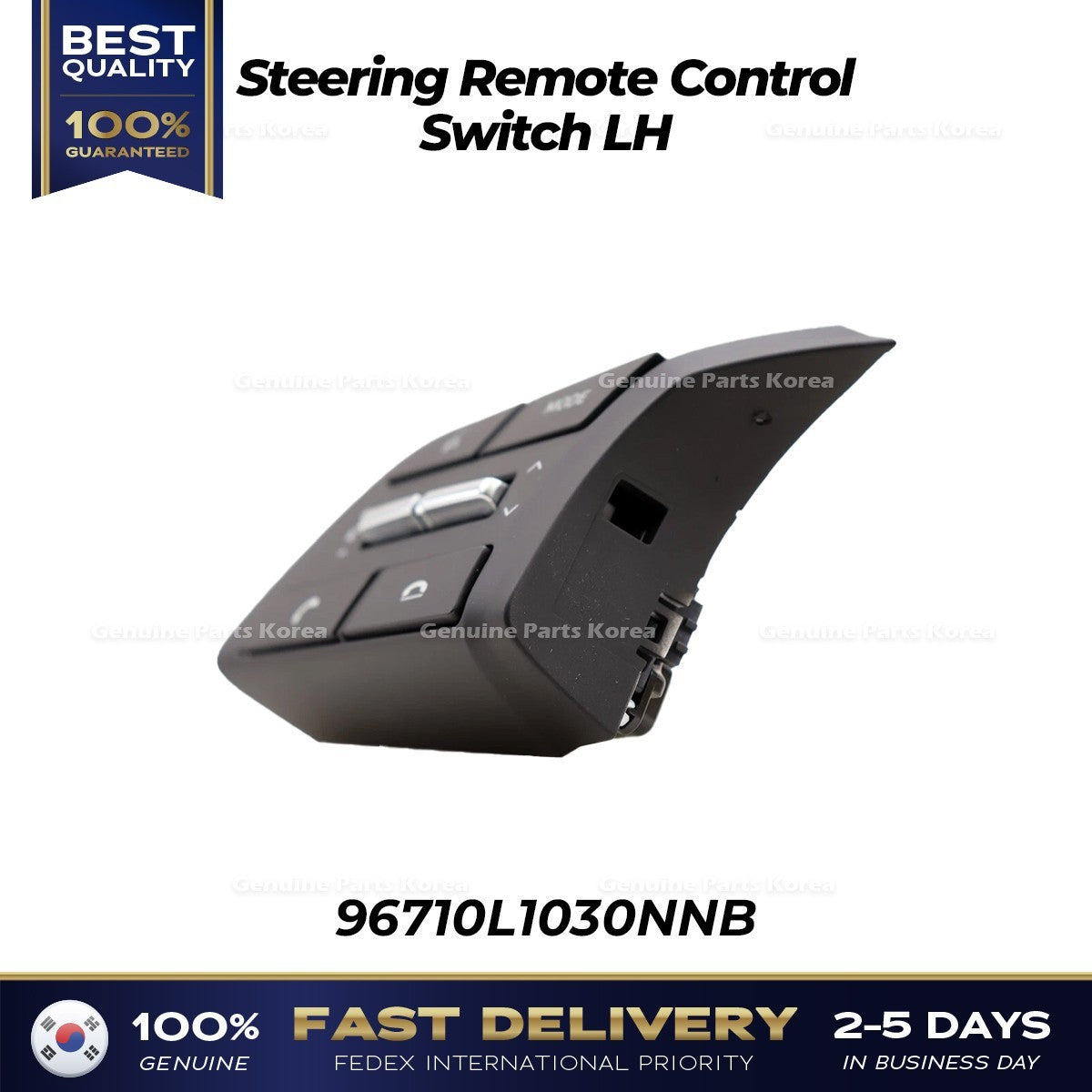 Genuine Steering Remote Control Switch LH 96710L1030NNB for Hyundai Sonata