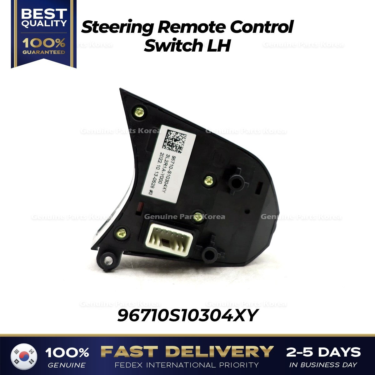 Genuine Steering Remote Control Switch LH 96710S10304XY for Hyundai Palisade