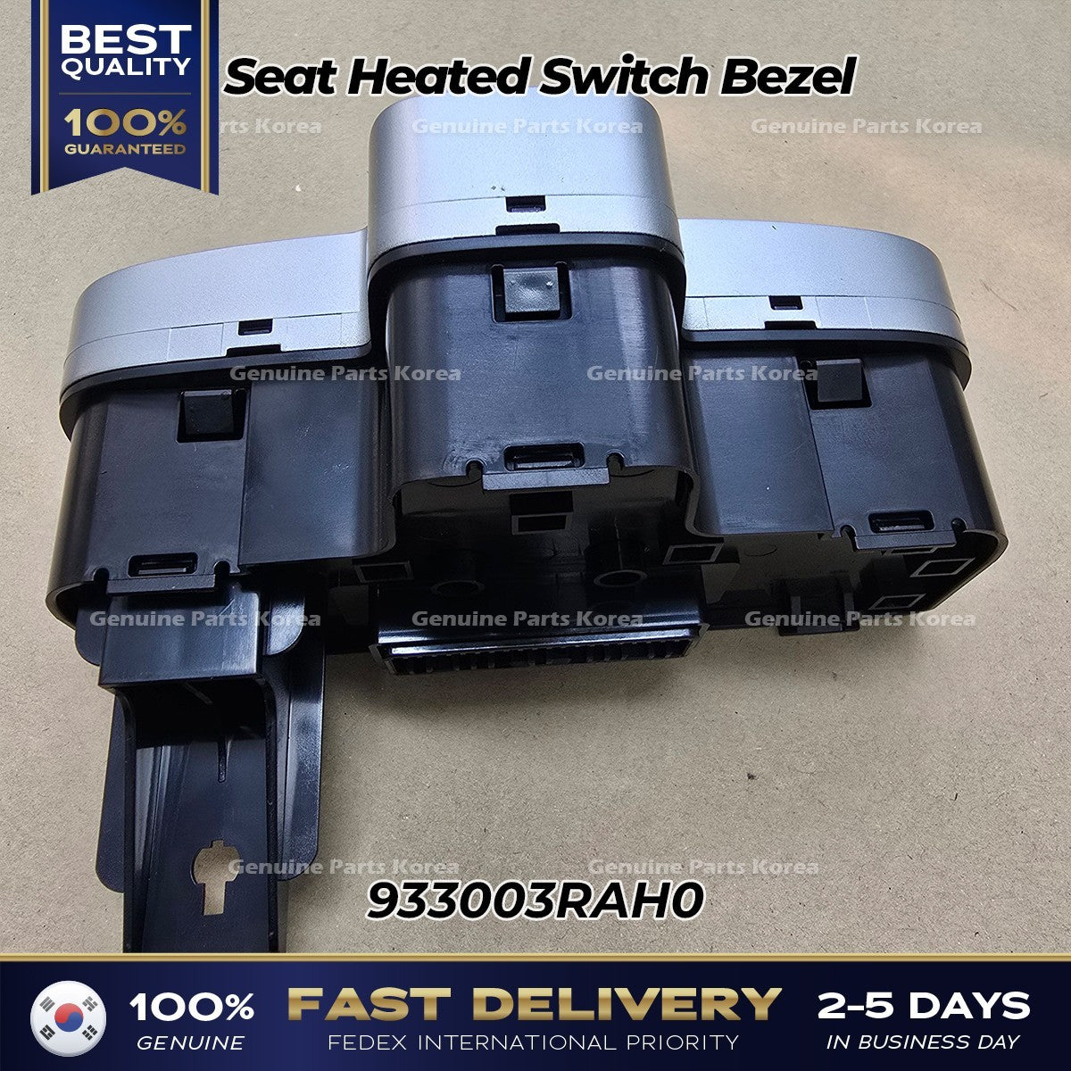 Genuine Seat Heated Switch Bezel 933003RAH0 for Kia Cadenza