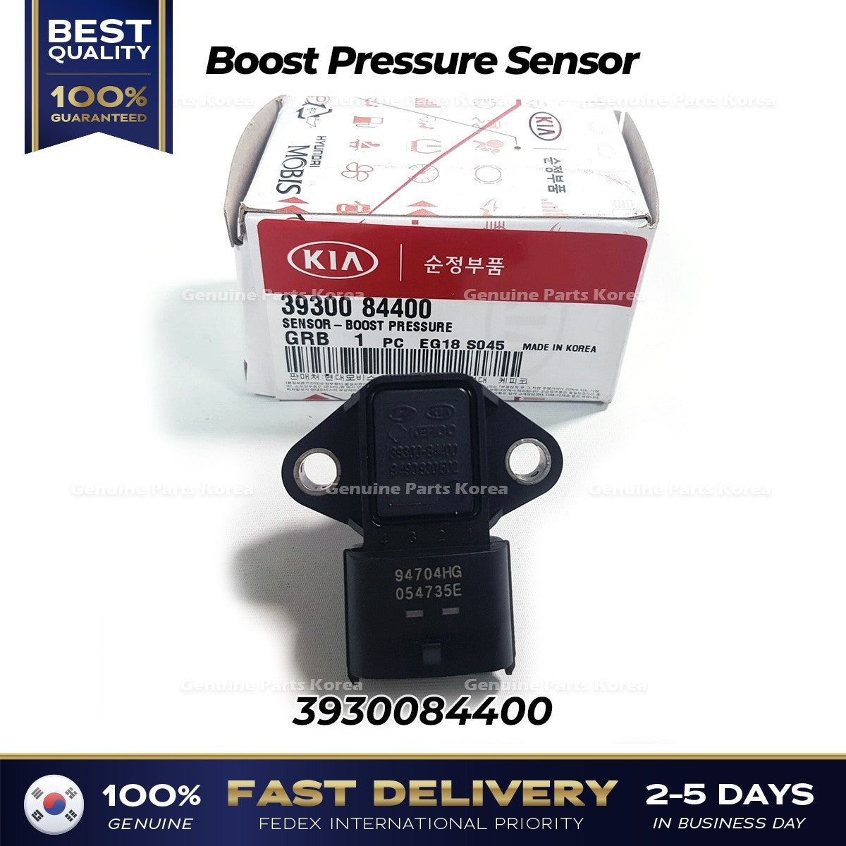 Genuine Boost Pressure Sensor 3930084400 for Hyundai Kia