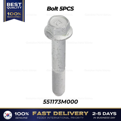 Genuine Bolt 5PCS 551173M000 for Hyundai Genesis Kia