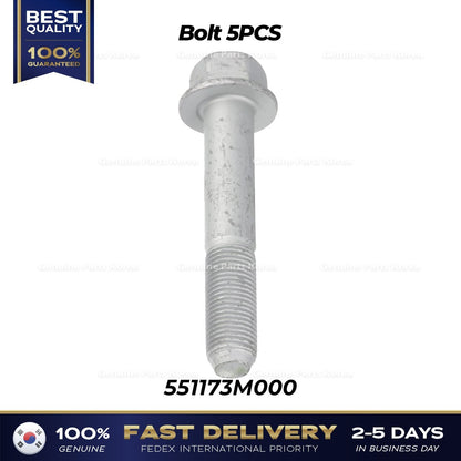 Genuine Bolt 5PCS 551173M000 for Hyundai Genesis Kia
