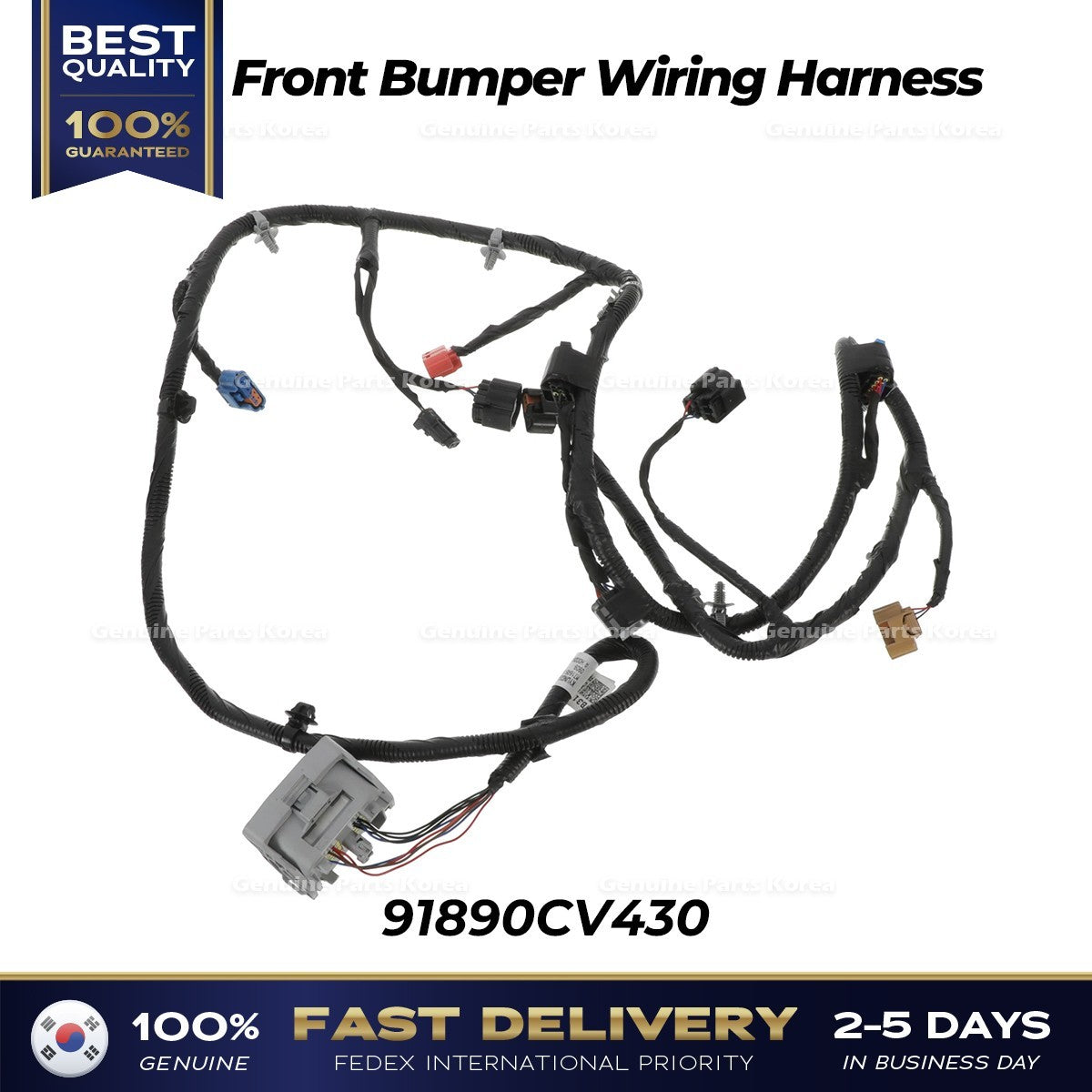 Genuine Front Bumper Wiring Harness 91890CV430 for Kia EV6