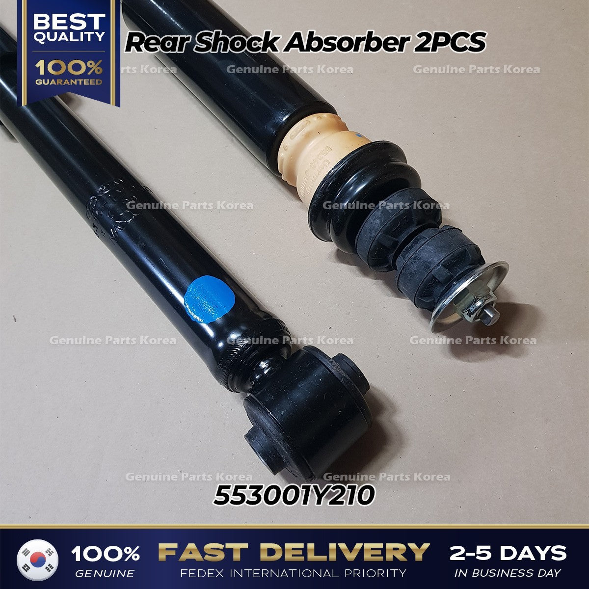 Genuine Rear Shock Absorber 2PCS 553001Y210 for Kia Morning Picanto