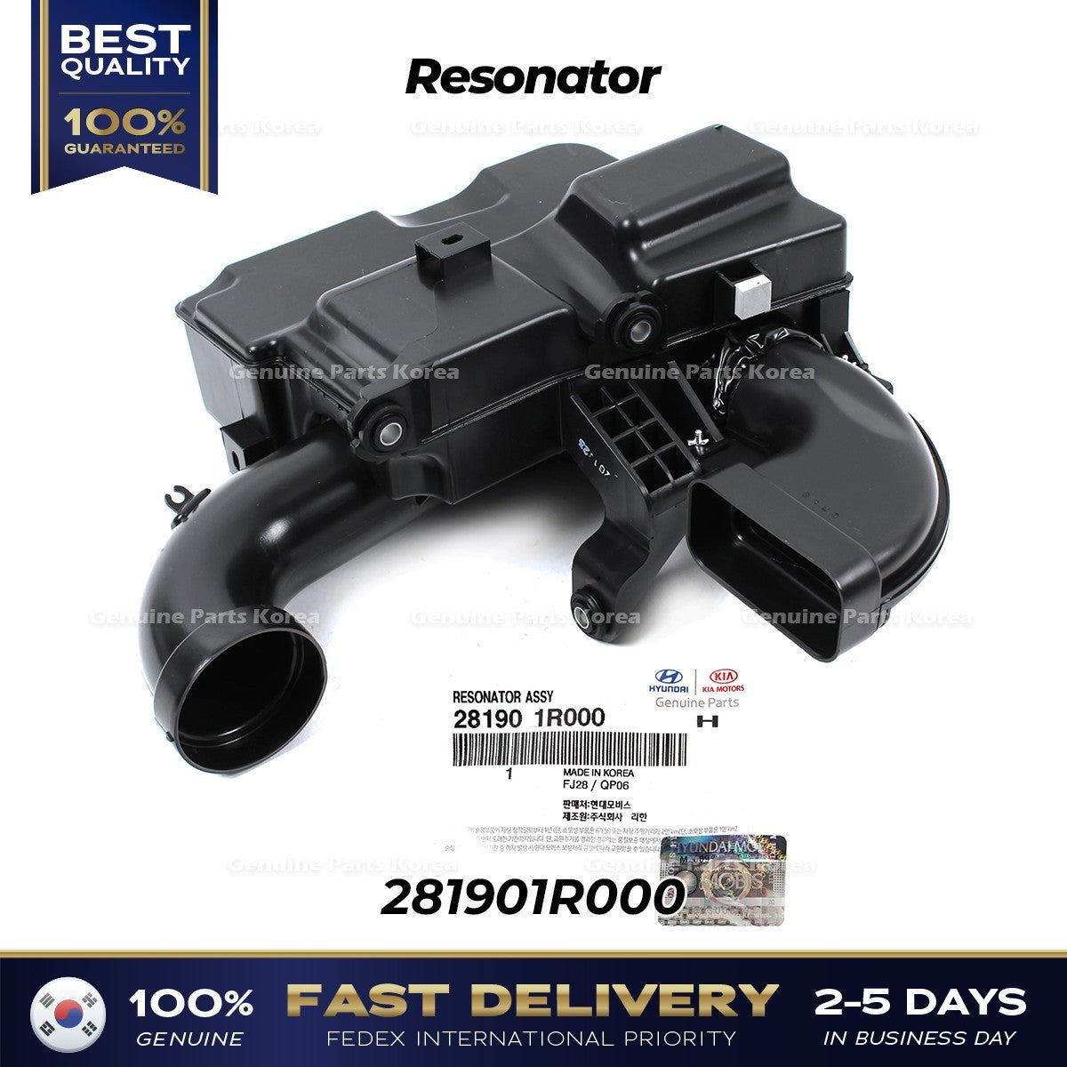 Genuine Resonator 281901R000 for Hyundai Accent