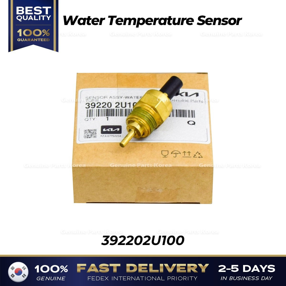 Genuine Water Temperature Sensor 392202U100 for Hyundai Tucson Kia Sorento